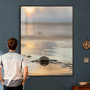 Sea Turtle Hatchling Wall Art Canvas Print – Soft Coastal by MyGreatCanvas | Canvas Wall Art Prints | Photo Prints & Wall Decor