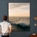 Ocean Wave Wall Art Canvas Print, Calm Coastal Nature by MyGreatCanvas | Canvas Wall Art Prints | Photo Prints & Wall Decor