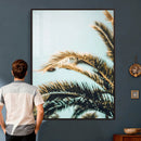 Palm Leaves Wall Art Canvas Print, Minimal Tropical Palm by MyGreatCanvas | Canvas Wall Art Prints | Photo Prints & Wall Decor