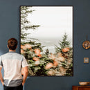 Fall Forest Wall Art Canvas Print – Soft Evergreen Woodland by MyGreatCanvas | Canvas Wall Art Prints | Photo Prints & Wall Decor