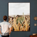 Minimal Desert Cactus Wall Art Canvas Print, Neutral by MyGreatCanvas | Canvas Wall Art Prints | Photo Prints & Wall Decor