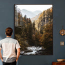 Autumn Forest Mountain Wall Art Canvas Print, Nature by MyGreatCanvas | Canvas Wall Art Prints | Photo Prints & Wall Decor