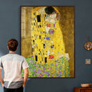 The Kiss Wall Art Canvas Print – Gustav Klimt The Kiss Gold by MyGreatCanvas | Canvas Wall Art Prints | Photo Prints & Wall Decor
