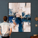 Abstract Navy Blue Wall Art Canvas Print by MyGreatCanvas | Canvas Wall Art Prints | Photo Prints & Wall Decor