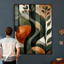 Abstract Green Flowers Wall Art Canvas Print by MyGreatCanvas | Canvas Wall Art Prints | Photo Prints & Wall Decor