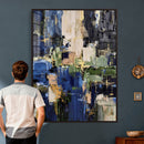 Abstract Dark Blue Wall Art Canvas Print by MyGreatCanvas | Canvas Wall Art Prints | Photo Prints & Wall Decor