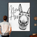 Nice Ass Funny Canvas Wall Art for Bathroom Wall Decor Cute by MyGreatCanvas | Canvas Wall Art Prints | Photo Prints & Wall Decor