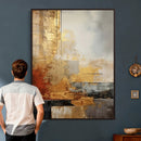 Gold Abstract Canvas Wall Art, Luxury Textured Style Gold by MyGreatCanvas | Canvas Wall Art Prints | Photo Prints & Wall Decor