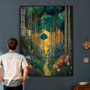 Gustav Klimt Style Forest Canvas Wall Art, Golden Forest by MyGreatCanvas | Canvas Wall Art Prints | Photo Prints & Wall Decor