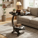 Modern Side Table – Round, C-Shape & Petal Designs | Sofa End Table with Metal by 2Dropme
