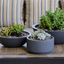 7 inch Charcoal Fiberstone Ceramic Pot