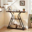 32" Console Table with Power Outlets and LED Lights by DirectDeals