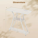 32" Console Table with Power Outlets and RGB LED Lights by LJGDeals
