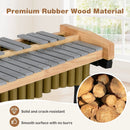 32 Note Marimba Aluminum Xylophone with Rubber Wood Base-Golden by LJGDeals