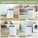 32 Pints 2000 Sq.ft Quiet Dehumidifier for Home with 3 Modes-White