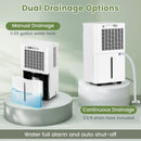 32 Pints 2000 Sq.ft Quiet Dehumidifier for Home with 3 Modes-White by LJGDeals