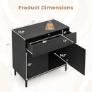32" Wide Buffet Cabinet with 2 Doors and 1 Drawer for Kitchen by DirectDeals