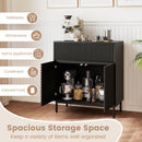 32" Wide Buffet Cabinet with 2 Doors and 1 Drawer for Kitchen by DirectDeals