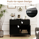 32" Wide Buffet Cabinet with 2 Doors and 1 Drawer for Kitchen by DirectDeals