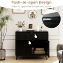 32" Wide Buffet Cabinet with 2 Doors and 1 Drawer for Kitchen by LJGDeals