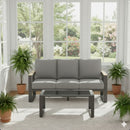Modern Outdoor Sofa Set With Coffee Table