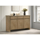 Dreydon - 3 Door Sideboard Server - Light Brown by HouseOfZazla