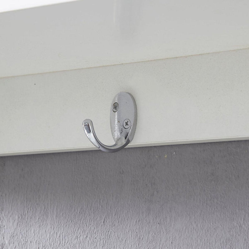 31'Multi-Functional Shoe Cabinet with Wall Cabinet, Narrow Shoe Rack Storage Organizer with 2 Flip Drawers Versatile Side Cabinet for Hallway, Bedroom, Apartment, White