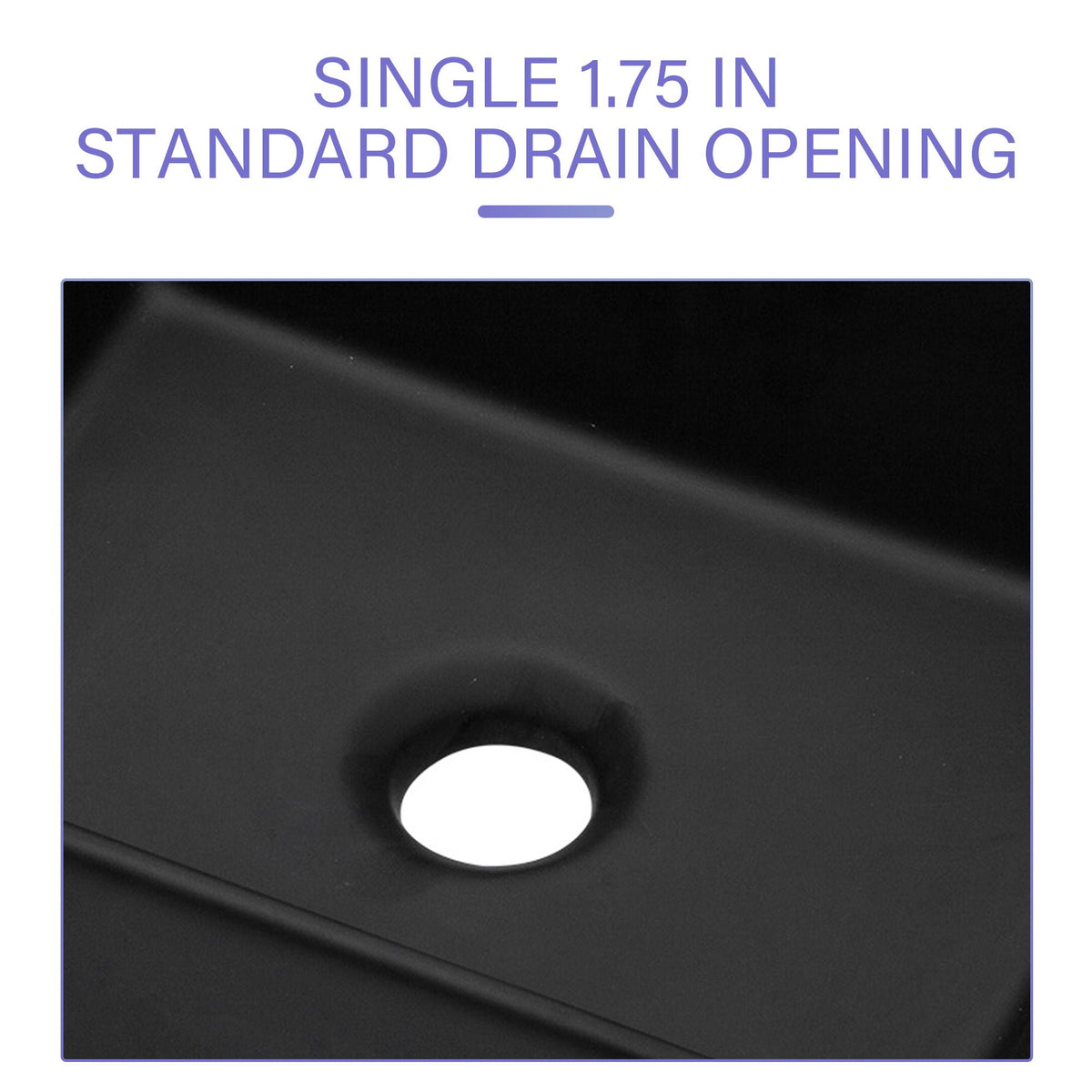 Sleek Ceramic Rectangular Vessel Bathroom Sink, photo 7 of 17