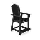 Adirondack Style Counter Chair Stylish HDPE Poly Lumber For Dining, Patio, And Garden Comfort by HouseOfZazla
