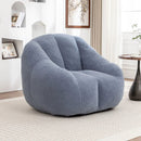 Comfy Bean Bag Chair With Memory Foam Filler, Tufted Soft by Unique Piece Furniture