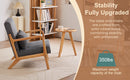 Mid-Century Modern Accent Chair & Coffee Table Set
