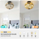 Beaded Fan lamp Wood Beaded Chandelier Oak White