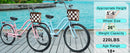 26 Inch 7-Speed City Commuter Bike With Lock & Detachable Basket