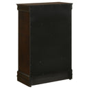 Janson - 5 Drawer Bedroom Chest - Cappuccino