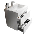 Alice - Bathroom Vanity With Large Storage, Sink Wall Mounted Floating Bathroom Vanity For Modern Bathroom, One-Piece Sink Basin Without Drain And Faucet by HouseOfZazla
