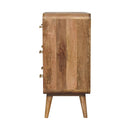 T-Bar Ridged Chest, 3-Drawers