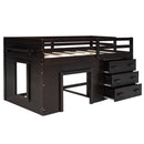 Loft Bed With Cabinet And Shelf by HouseOfZazla