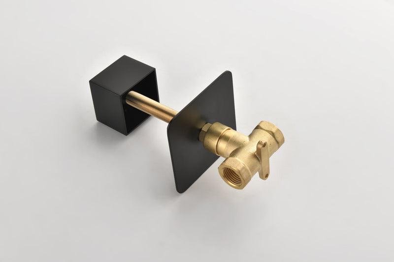 3/4" Cast Metal Volume Control Valve 3-Piece Extra High Flow Master Shower Volume Control Adjustable brass handle valve body, 1 piece each on the left and right
