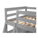 Modern Loft Bed With Built In Desk, Shelves, And 2 Drawers by HouseOfZazla