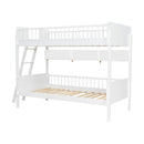 Bunk Bed With 3 Storage Shelves, Adjustable Ladder Left Or Right