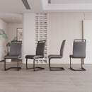 Modern Dining Chairs With High Back Upholstered Design Metal Legs by Unique Piece Furniture
