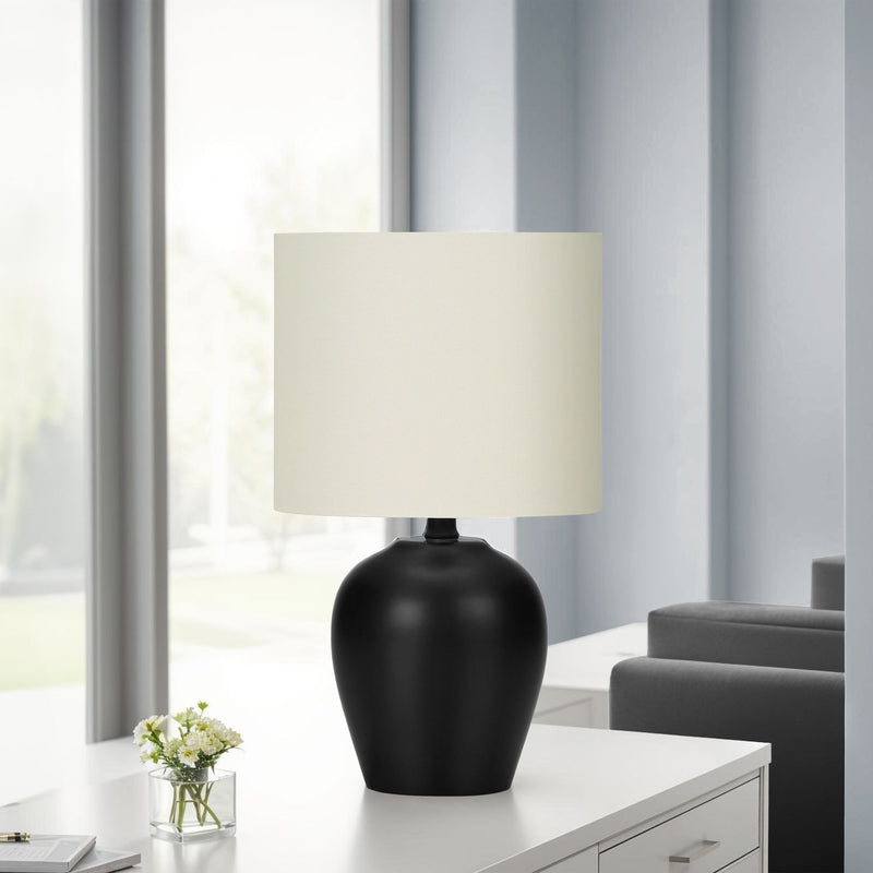 Lighting, Table Lamp, Transitional - Black / Cream, photo 2 of 5