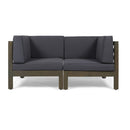 Oana - 2 Piece Loveseat Set With Water Resistant Cushions by HouseOfZazla