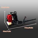 Backpack Gas Leaf Blower, 76Cc, 660Cfm, 200Mph, 4 Stroke Air Cooling Gas Backpack Grass Blower, Snow Blower Epa Compliant - Red by HouseOfZazla