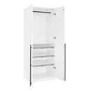 Lee - Free Standing Wardrobe Closet With Adjustable Shoe Shelves by HouseOfZazla