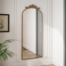 Vintage Arched Full Body Mirror, Wall Mounted For Living Room by HouseOfZazla