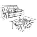 Bellingham - Motion Sofa With Pillow Top Arms by HouseOfZazla