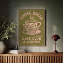 Fresh Brew Retro Coffee Poster