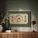 North Pole Express Ticket Print