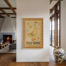Silly Goose Folk Art Print